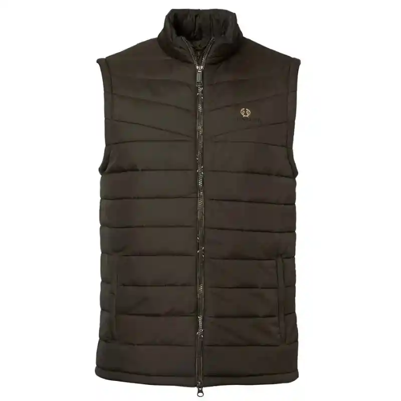Chevalier Herren Weste Quintin Padded Leder Braun Heißes Angebot