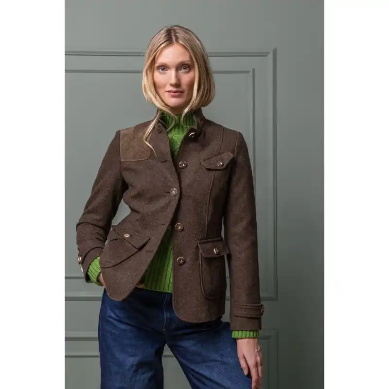 Top-Angebot Habsburg Damen Jacke Indoor aus Schurwolle Filippa Schlamm