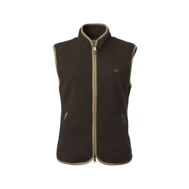 Knallerangebot Chevalier Damen Weste Pax Light Pile Leather Brown
