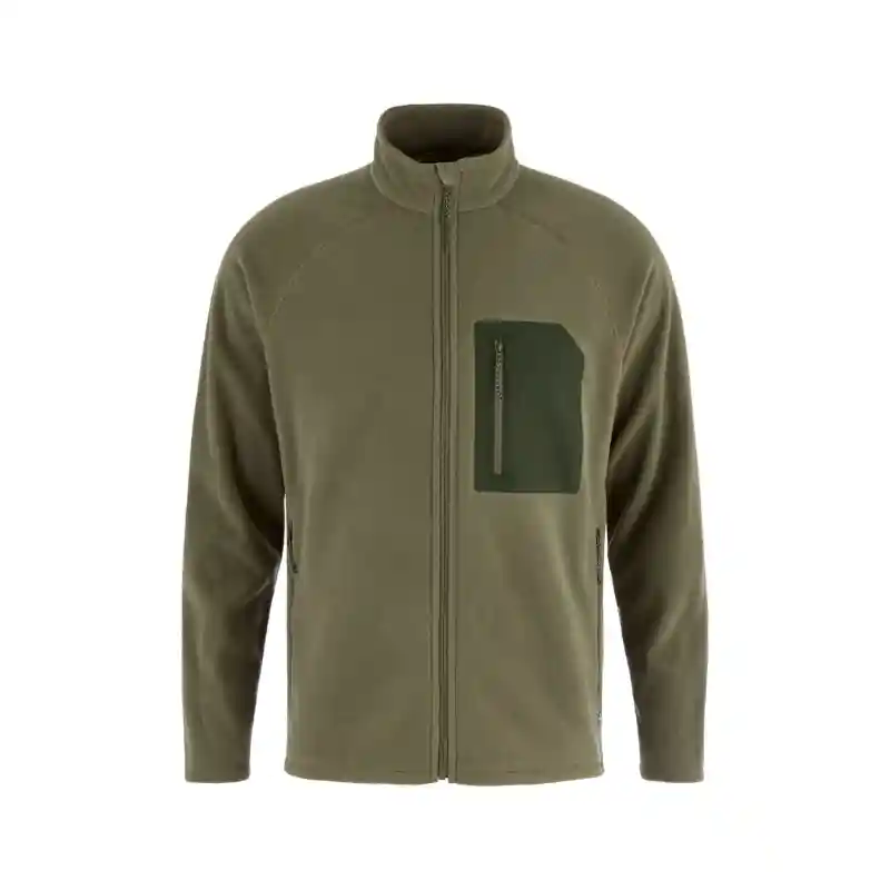Fjällräven Jacke Kaipack Fleece M Laurel Green-Deep Forest Sonderangebot