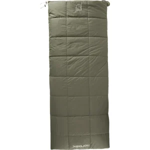 Almond -2° Schlafsack Kunstfaser Bungee Cord Brown Highlight