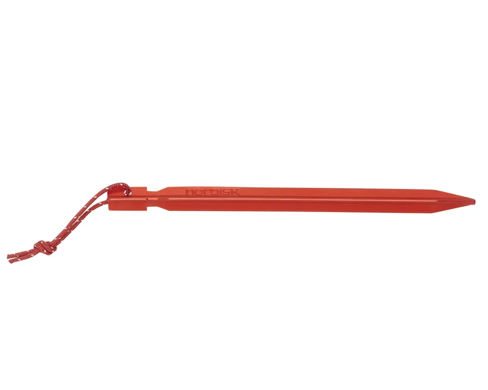 Jetzt Bestellen Aluminium Y-Pegs (6 Stück) Heringe Bossa Nova Red