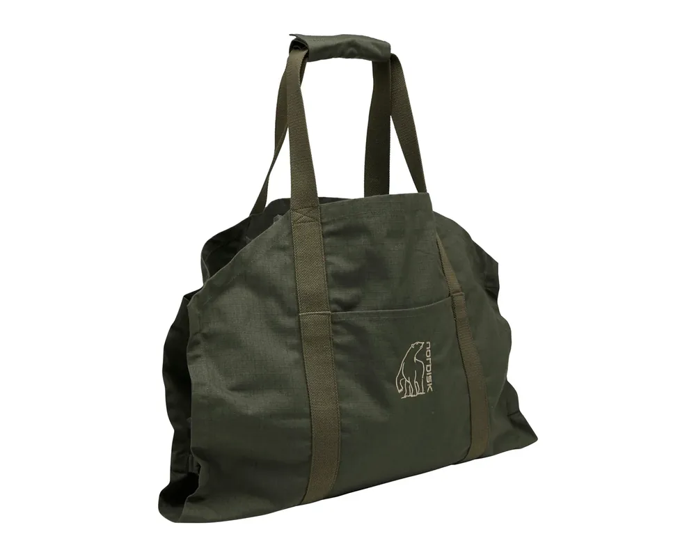 Sale Blus Wood Bag Brennholztasche Four Leaf Clover Green