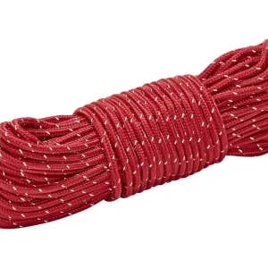 Bestpreis Polyester 3.0mm Abspannleine (15m) Bossa Nova Red