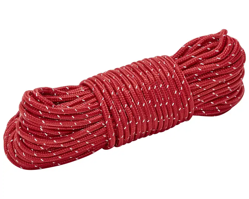 Bestpreis Polyester 3.0mm Abspannleine (15m) Bossa Nova Red