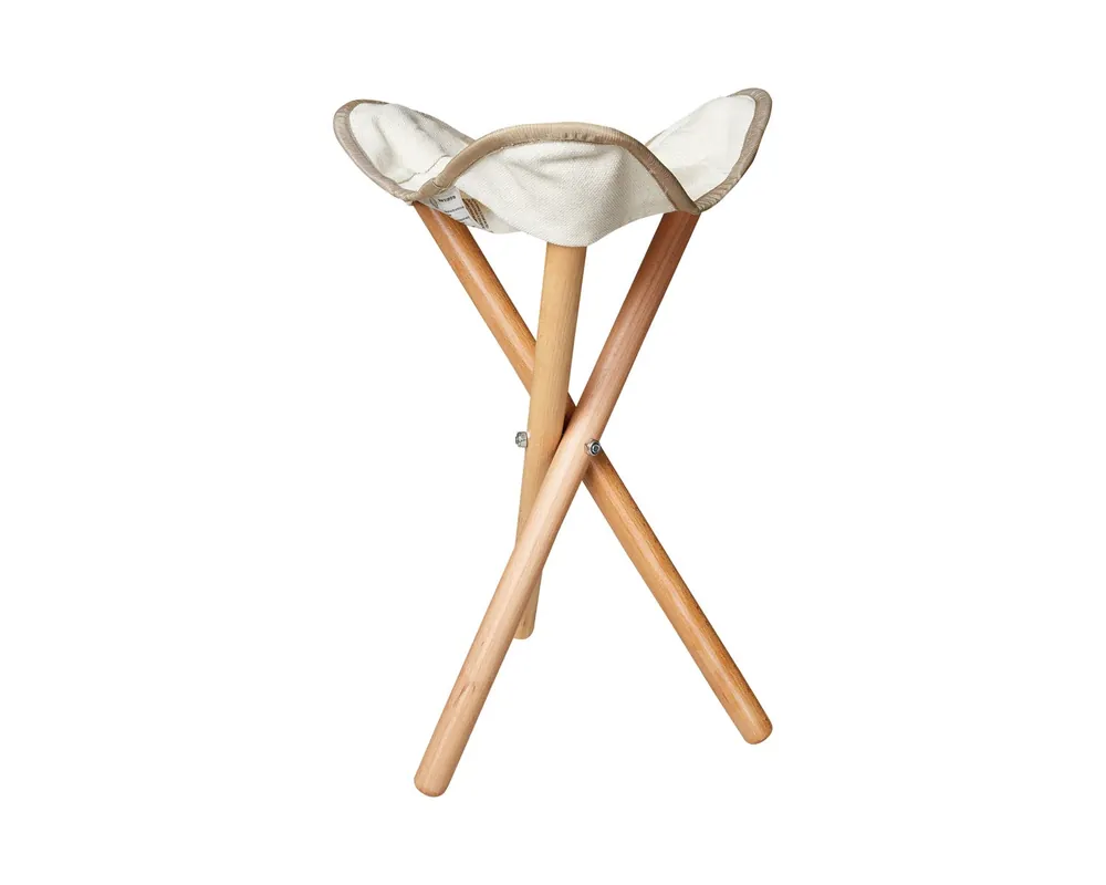 Rebild Wooden Tripod Hocker Neutral Schnäppchen