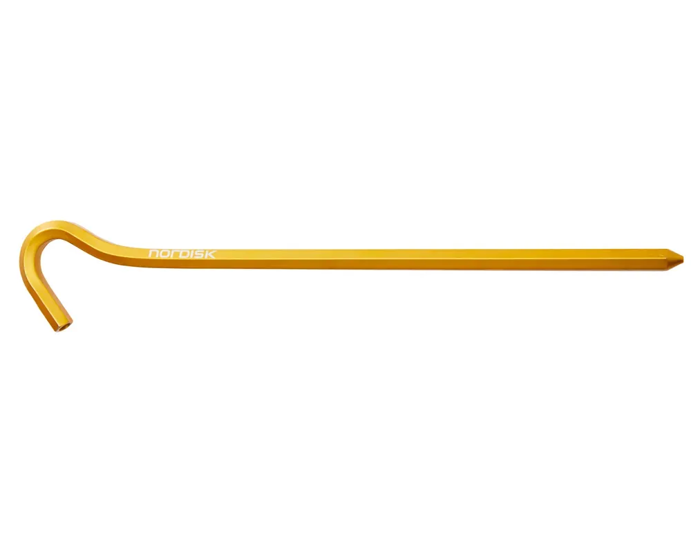 Billig Aluminium Skewer Pegs (10 Stück) Heringe Mustard Yellow