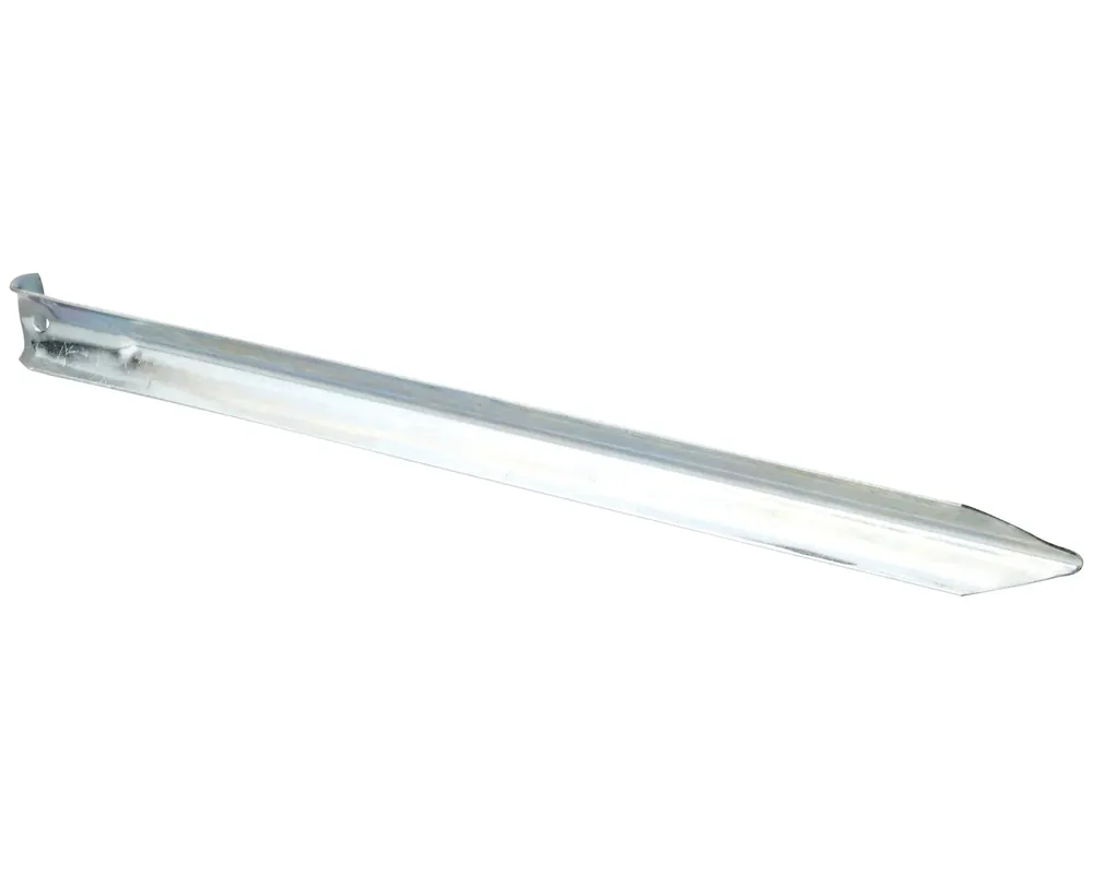 Echt Steel V-Peg (6 Stück) Heringe Matt Silver