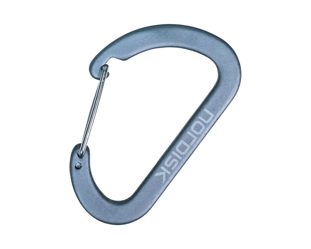Aluminiumhaken L (8 Stück) Karabiner Matt Silver Finale Aktion