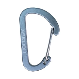 Begrenztes Angebot Aluminiumhaken S (10 Stück) Karabiner Matt Silver