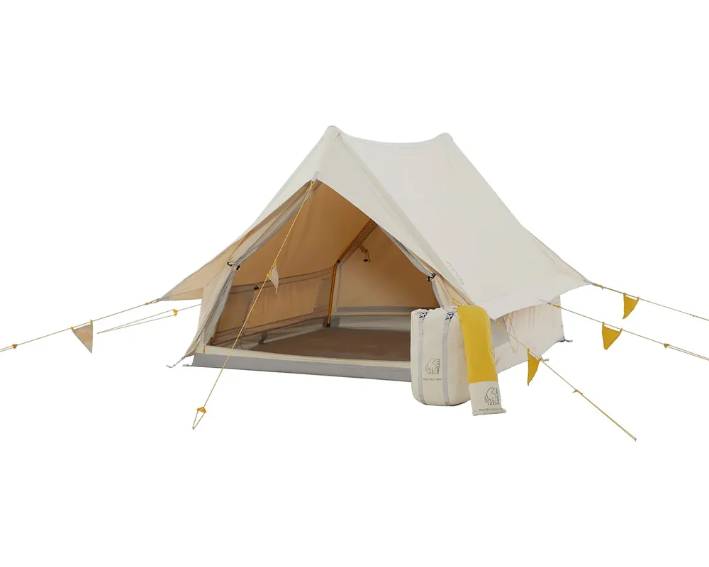 Ydun Tech Mini Glamping Zelt Incl. Colour Pack 2 Personen Mustard Yellow Preiswert