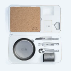 Solange Der Vorrat Reicht Nordisk x HGDG Dinnerware Set Titanium