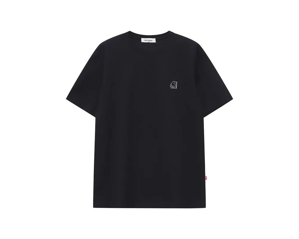Nur Für Kurze Zeit Eisbär Kurzarm-T-Shirt Unisex Black