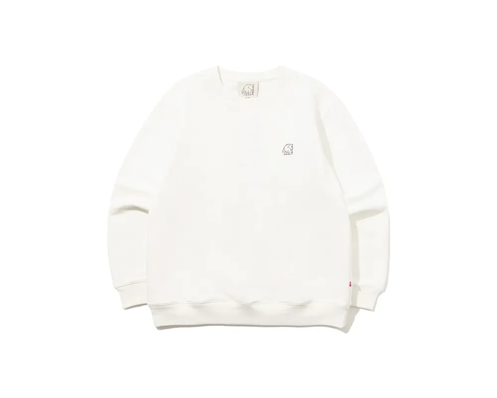 Cartoon Sauna Eisbär Graphic Sweatshirt Unisex Off White Direkt Vom Hersteller