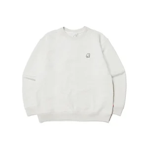 Camping Sweatshirt Unisex Oatmeal Melange Beige Knallerangebot