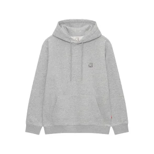 Basic Hoodie Unisex Grey Melange Direktkauf