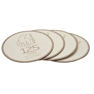 Super-Preis 125 Jahre Untersetzer (4 Stück) Sandshell