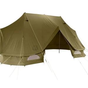 Vanaheim 24 Glamping Zelt 24 m² 16 Personen Green Khaki Markenware