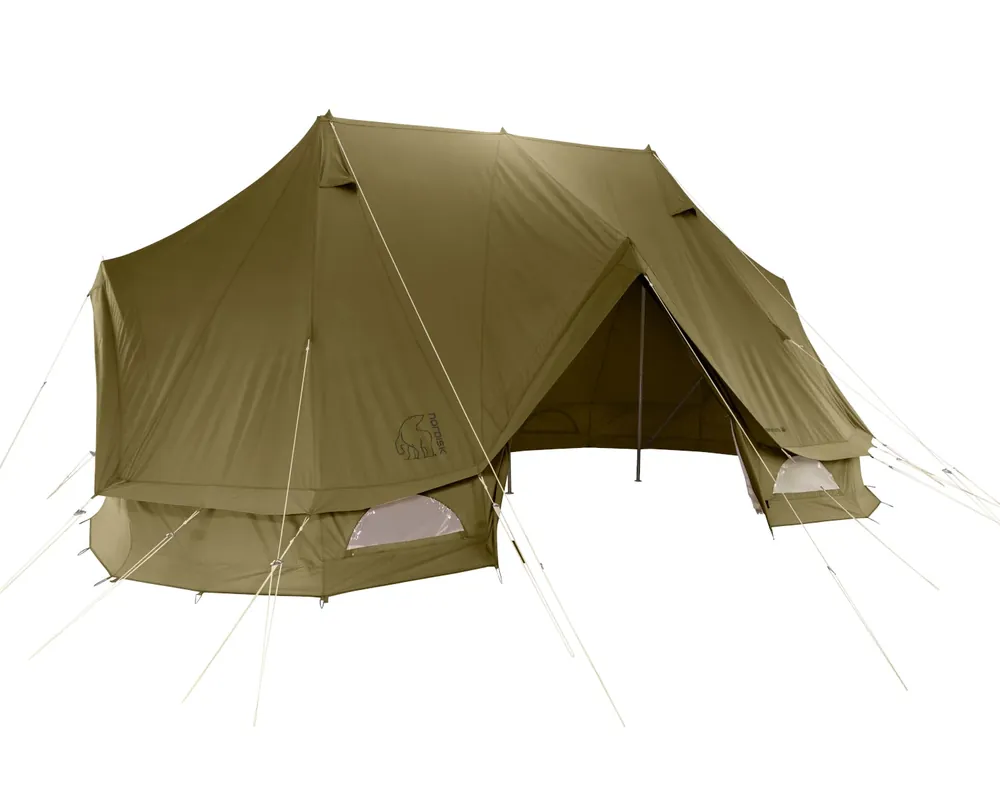Vanaheim 24 Glamping Zelt 24 m² 16 Personen Green Khaki Markenware