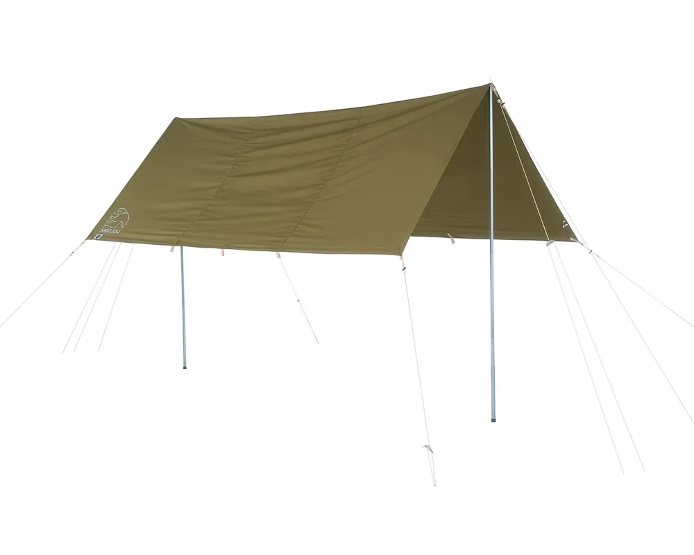 Neuheit Kari 20 Baumwolle-Tarp 20 m² Green Khaki