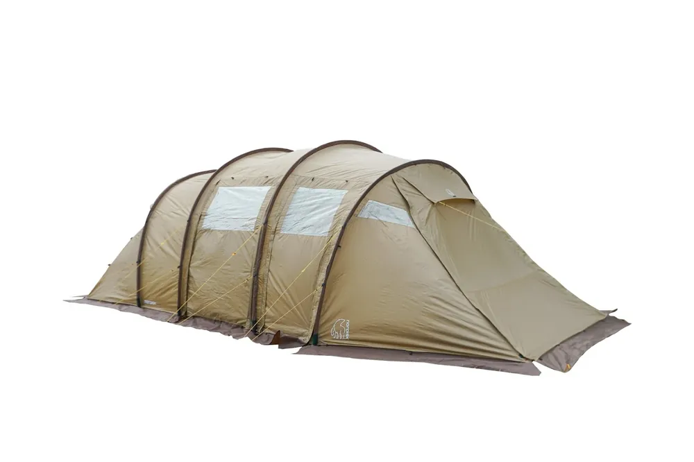Neue Kollektion Reisa 6 PU Zelt mit Bodenschürze 6 Personen Beige