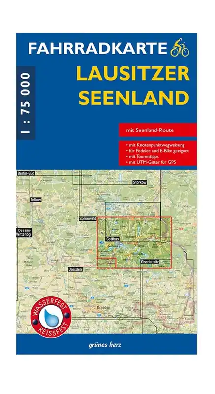 Fahrradkarte Lausitzer Seenland Super-Preis