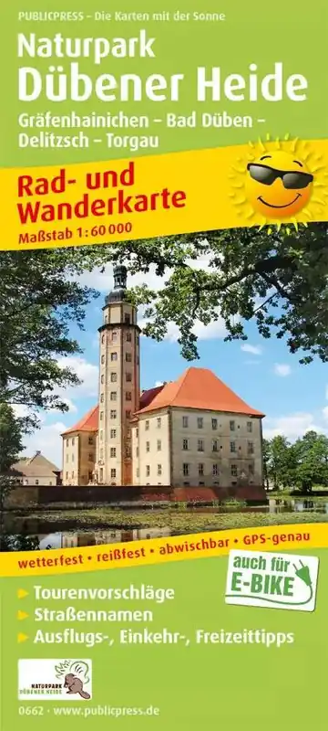Rad- und Wanderkarte Dübener Heide Meistverkauft