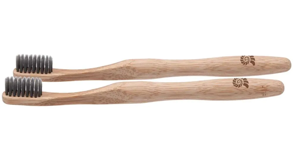 Neuheit Bambuszahnbürste "Ergonomic" 2 Stück