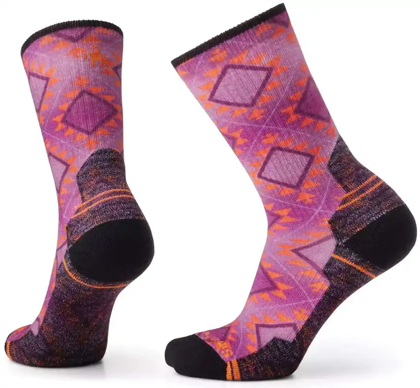 Hike Light Cushion Southwest Tile Crew Socks Women Must-Have