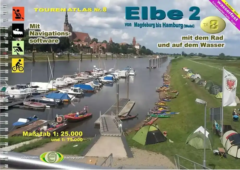 Bestseller TourenAtlas Nr. 8 Elbe 2