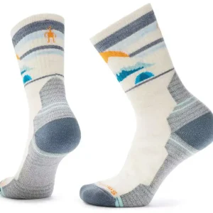 Echt Hike Light Cushion Mountain Moon Crew Socks Women