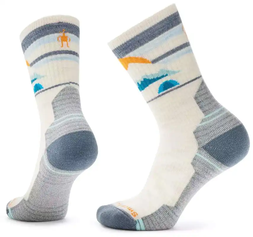 Echt Hike Light Cushion Mountain Moon Crew Socks Women