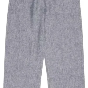 Posey Wide Mid-Rise Linen Pants Echt