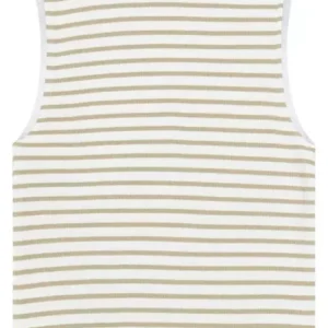 High Neck Rib Top Women Neuheit