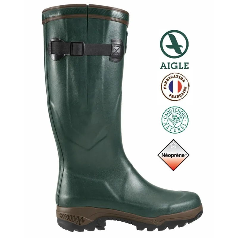 Versand Am Gleichen Tag AIGLE Parcours 2 Iso Gummistiefel in grün - Kälteschutz bis -20 Grad