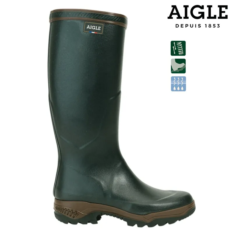 AIGLE Parcours 2 Jersey Gummistiefel in grün Neu