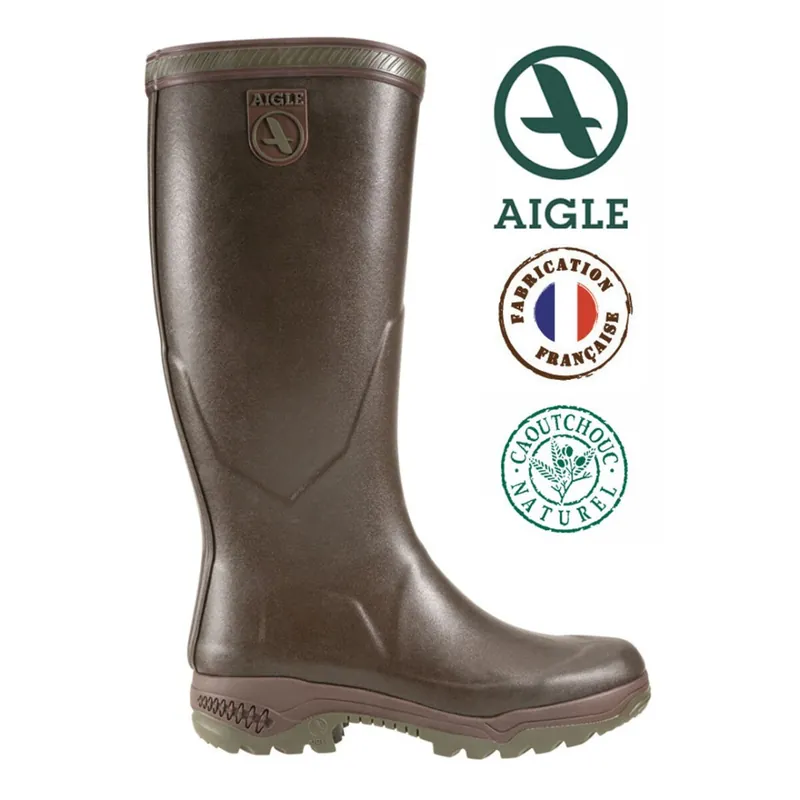 Neu Im Sortiment AIGLE Parcours 2 Jersey Gummistiefel in braun