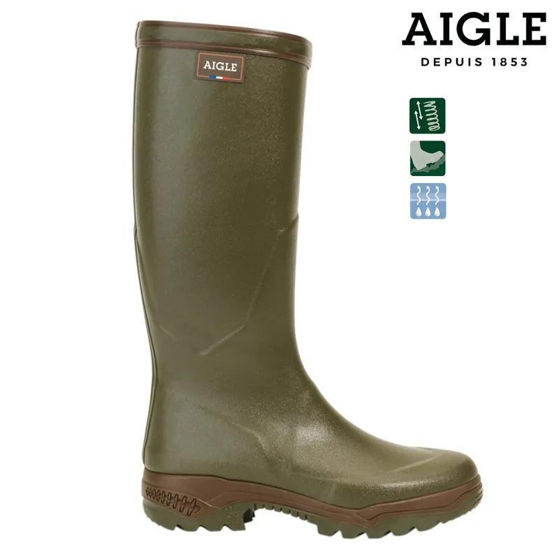 AIGLE Parcours 2 Jersey Gummistiefel in khaki Letzte Chance