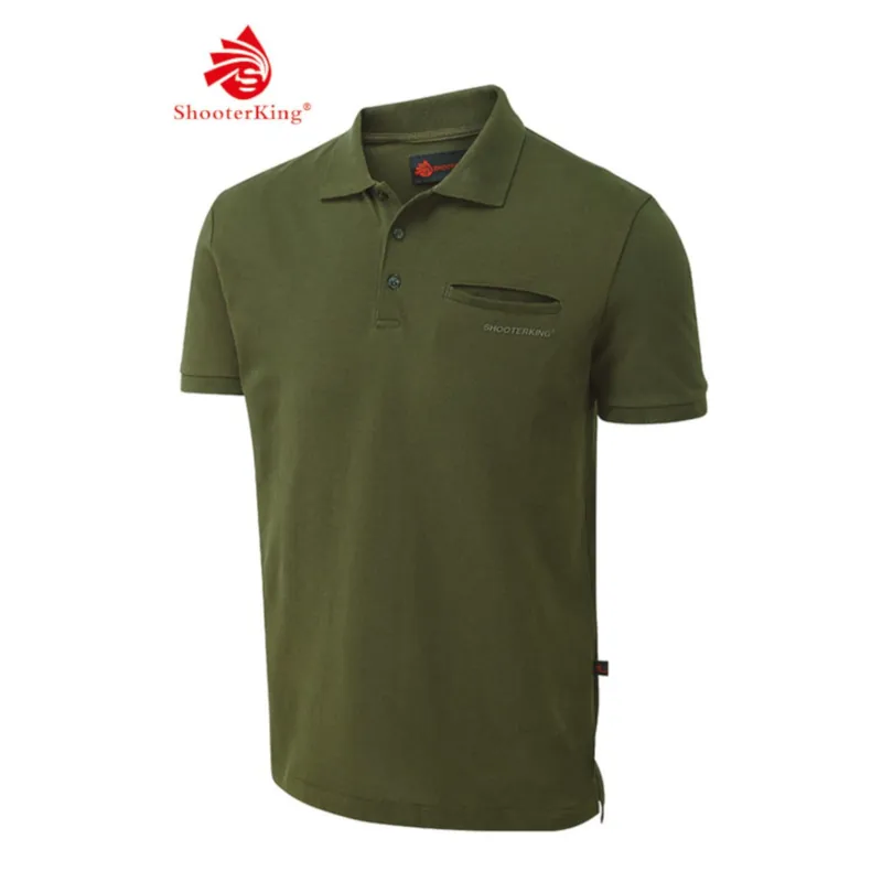 Jetzt Bestellen SHOOTERKING Game Polo Shirt in grün aus Baumwolle