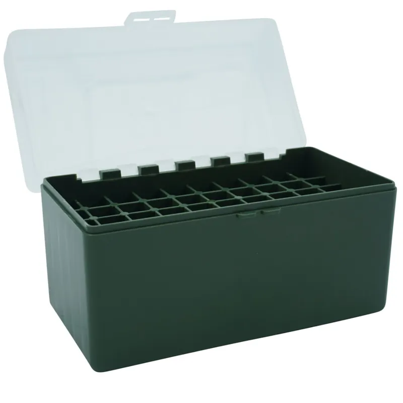 Kracherpreis WPW Patronenbox für Kaliber .30-06/6,5 × 55 mit Klappdeckel – 50 Patronen