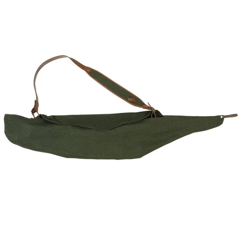 AKAH Pirsch Langwaffenfutteral aus Loden 113 cm Grün/Braun Online Kaufen