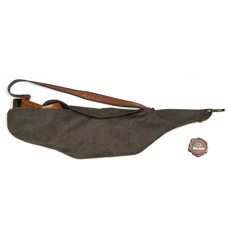 AKAH Pirsch Langwaffenfutteral aus Loden 120 cm Braun Versand Am Gleichen Tag