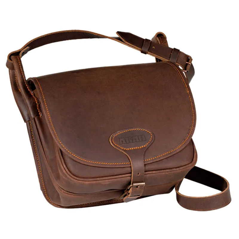 AKAH Förstertasche aus Pull-up-Leder – 26 × 23 × 13 cm Sale