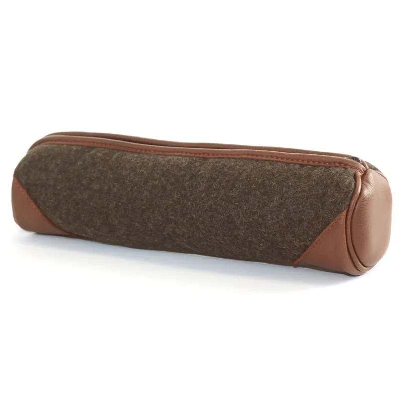 AKAH Zielfernrohrtasche aus Loden und Elchleder Versand Am Gleichen Tag