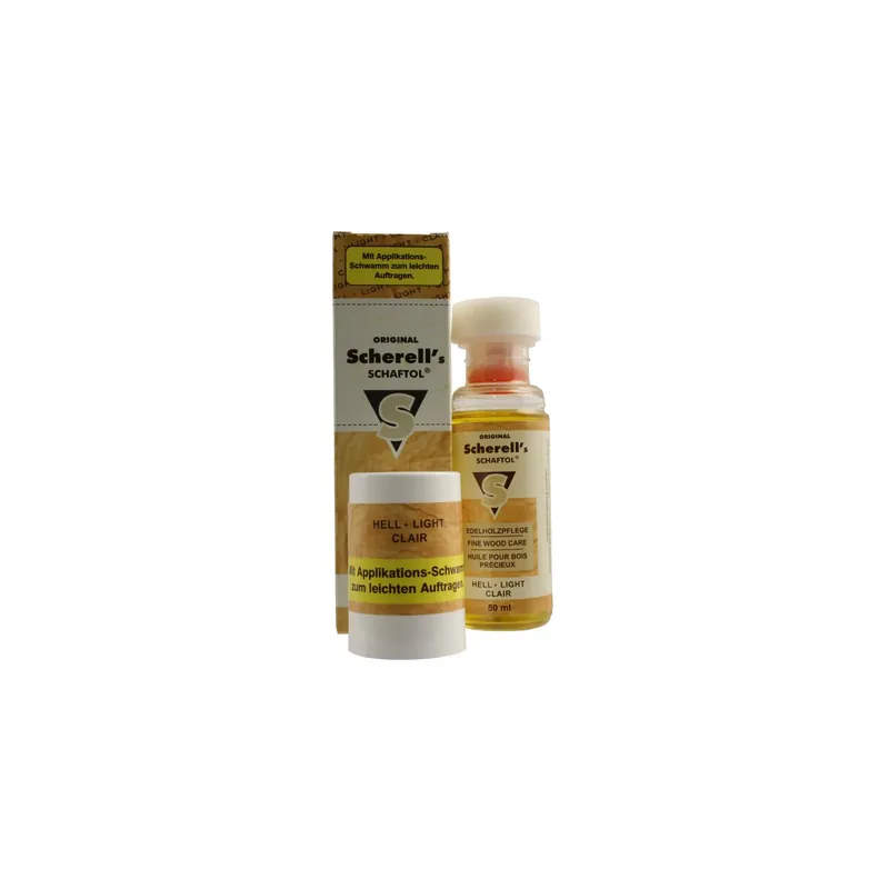 Scherell`s SCHAFTOL hell 50 ml inkl. Applikationsschwamm Echt