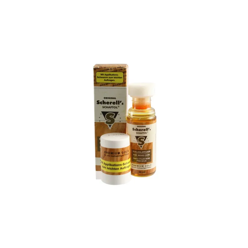 Nur Heute Scherell`s SCHAFTOL Premium Gold 50 ml inkl. Applikationsschwamm