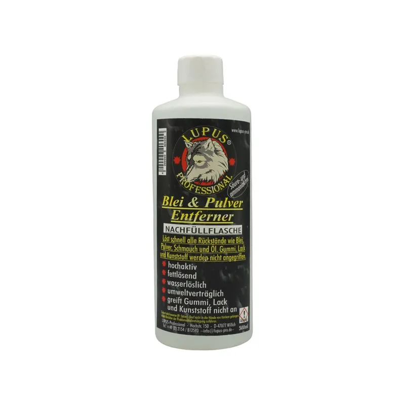 LUPUS Professional Blei- und Pulverentferner 500 ml Nachfüllflasche Wochenendangebot