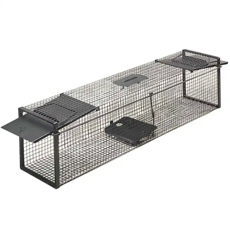 Sale Zweitürige Kastenfalle zum Lebendfang 134 × 28 × 32 cm