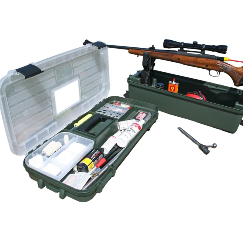 Sale MTM Shooting Range Box Waffenpflegecenter – Grün