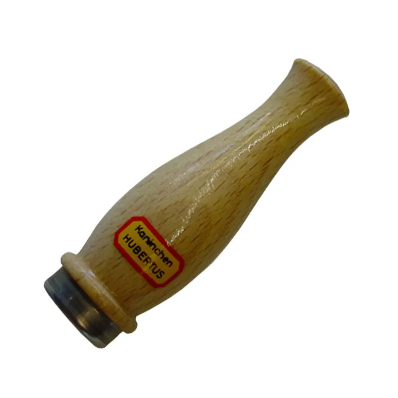 Hubertus Kaninchenklage aus poliertem Holz Echt